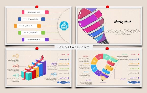 قالب پاورپوینت پایان نامه